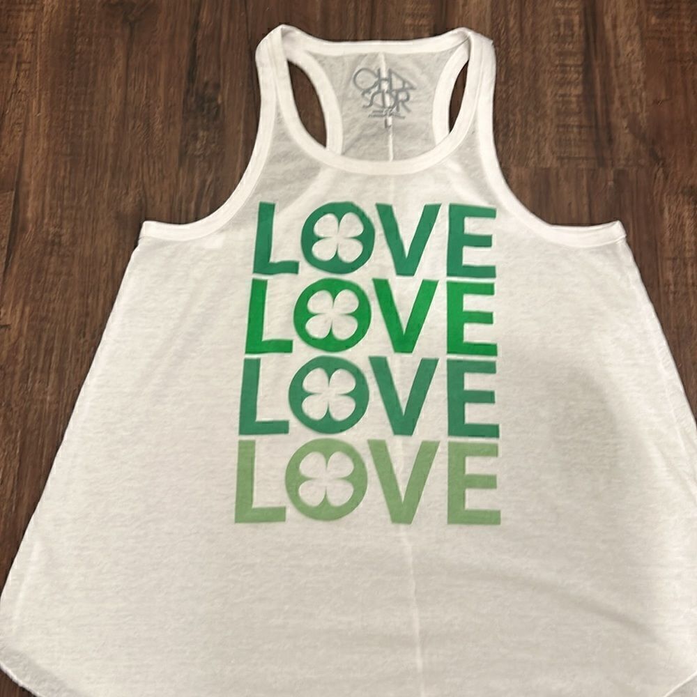 Chaser “Love” Tank Top, Size Large - Picture 2 of 7